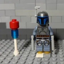 LEGO STAR WARS Jango Fett Minifigure w/ Helmet & Accessories+New Rangefinder