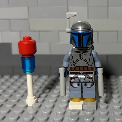 LEGO STAR WARS Jango Fett Minifigure w/ Helmet & Accessories+New Rangefinder