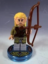 LEGO Dimensions Minifigure Legolas Olive Green Robe Tag 71219 Lord Of The Rings