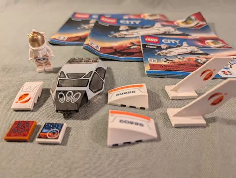 LEGO City 60226 Mars Research Shuttle Lot Of 3 Manuals and some Pieces