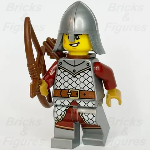 LEGO Castle Griffin Knight Archer Minifigure Scout Soldier Bow & Quiver Minifig