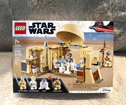 LEGO Star Wars Obi-Wan's Hut 75270 Set 200 Pieces w/ all figurines ￼