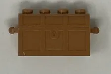 Lego 1x Pirate Medium Nougat Treasure Chest Complete Assembly