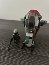 LEGO Boba Fett’s Starship Microfighter 75344 Complete w/ Minifig, Instructions