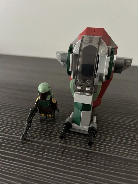 LEGO Boba Fett’s Starship Microfighter 75344 Complete w/ Minifig, Instructions