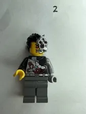 LEGO Ninjago Cyrus Borg Minifigure OverBorg Rebooted Cyborg 70722 njo088 Minifig