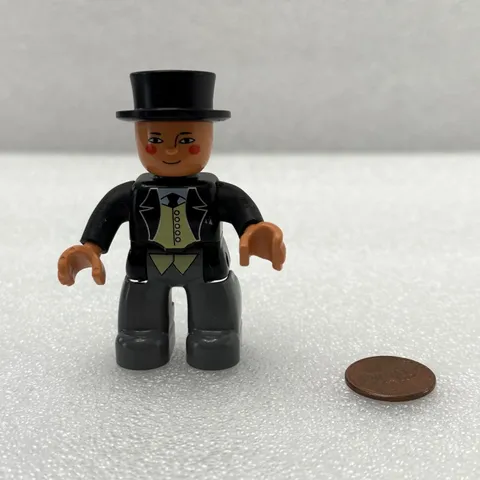 Sir Topham Hatt Thomas the Train Lego Duplo Figure ONLY Replacement Toy EUC