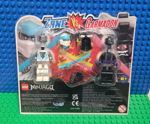 LEGO Zane vs Garmadon Minifigure Blister Pack 112322 Ninjago CMF Lot Rare HTF 