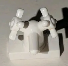 Lego Belville WHITE FAUCET Tap City Minifig Kitchen Bathroom Sink Bath Tub Part