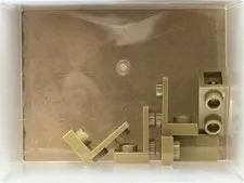 LEGO Parts - Dark Tan Bracket 1 x 1 - 1 x 2 Inverted - No 73825 - QTY 5