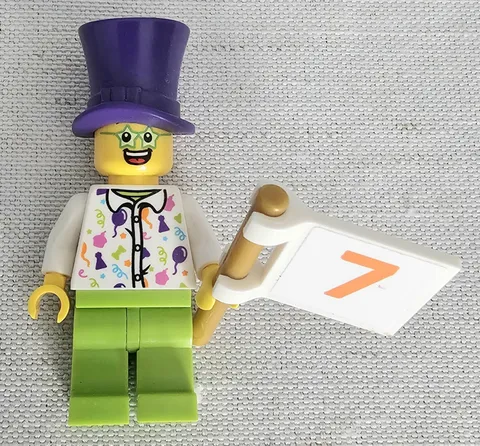 LEGO® Minifig hol197 Birthday Party Guest With #7 Flag 🥳