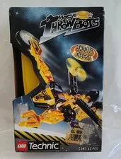 Lego Technic THROWBOTS JET #8504 1999 w/2 Discs Case Poster STILL FACTORY SEALED