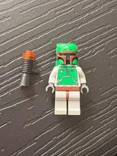 LEGO 2006 Star Wars Minifigure Boba Fett sw0002a Bluish Gray Bounty Hunter 6210