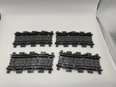LEGO Train Track Flexible 4x4 Baseplates Lot of 16 Dark Grey Rails