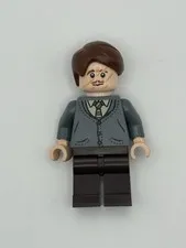 Professor Remus Lupin - Dark Bluish Gray Cardigan, Tan Shirt (hp420) 76414