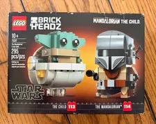 LEGO 75317 Disney Star Wars BrickHeadz The Mandalorian & The Child *RETIRED*