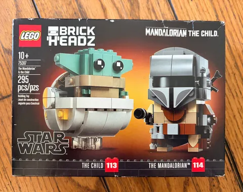 LEGO 75317 Disney Star Wars BrickHeadz The Mandalorian & The Child *RETIRED*