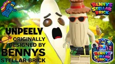 LEGO Fortnite Mifigure Peely Custom Unpeely By BSB23