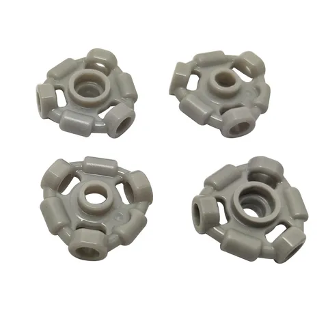 4x NEW LEGO Ninjago Aeroblade Center Weapon Holder Light Bluish Gray