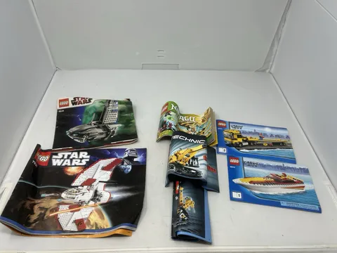 Lot Of 7 Legos Manuals, Lego Manual 7931 8036 9391 70503 4643 STAR WARS NINJAGO
