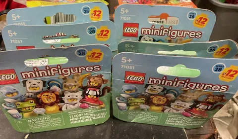 Lego Series 28 Animal Collectible Minifigures 71051 New Factory Sealed Lot Of 6
