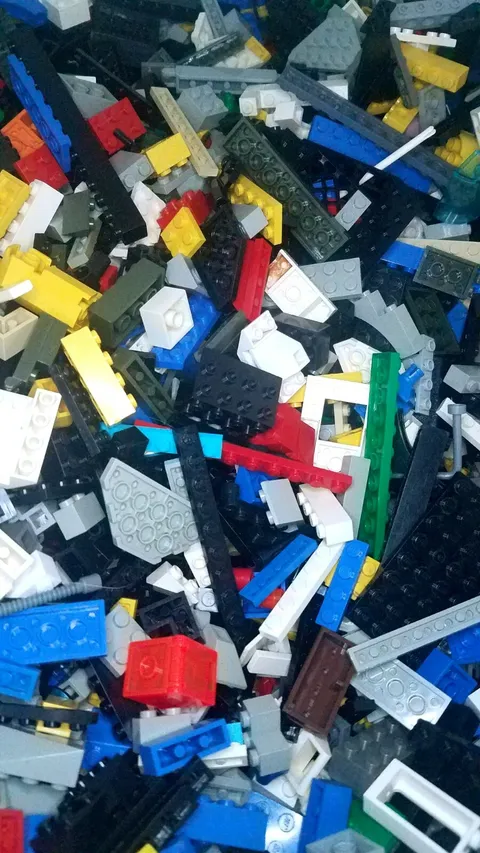 Lego 2 Lb Lot Mixed Lego By The Pound Random Pieces of Lego Mixed