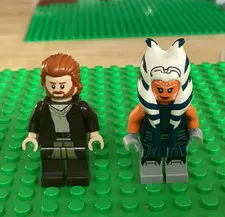 LEGO Star Wars Minifigure Lot of 2 Obi-Wan Kenobi & Ahsoka Tano