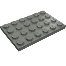20x LEGO® Part 3032 - Plate 4 x 6