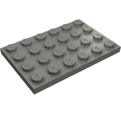 20x LEGO® Part 3032 - Plate 4 x 6