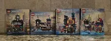 Lego Micro Ninjago City: 40703, 40704, 40705 & 40706 - Retired - Complete Set