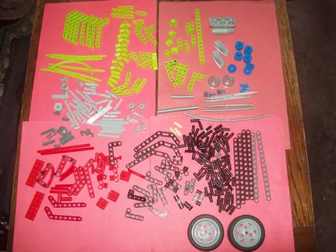 LEGO TECHNIC SET # 8649 POWER RACERS GOOD LOT PARTS & PIECES  NITRO MENACE