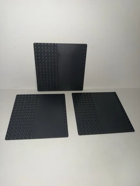 Lego X3 Grey Baseplate, Driveway Road 16 x 16 51595 USED