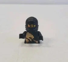 LEGO Ninjago Cole DX Torso Head Hood Piece Part Incomplete Minifigure No Legs