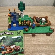 LEGO Minecraft The Farm 21114 Complete Set 262 pcs Steve Cow Skeleton No Box