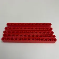 Lego 41239 72714 Beams Red Replacement Parts Pieces Lot of 5