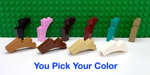 LEGO 1x3x3 Half Arch Castle "You Pick Your Color and Qty" NEW