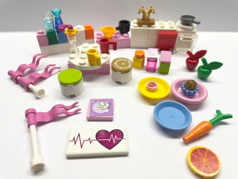 LEGO Friends Kitchen Set Parfait Juice Fruit Genuine Japan