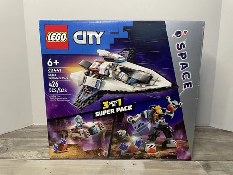 LEGO 60441 City Space Explorers 3 Sets in 1 Super Pack - 426pcs - NEW