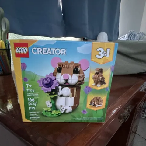 LEGO Creator Cute Hamster 31376 3-in-1 Animal Building Set 166 pcs Box