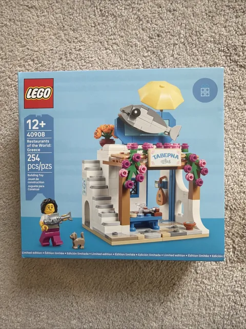 NEW LEGO Restaurants of the World Greece 40908 Limited Edition 254pcs New Sealed