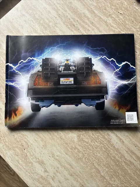 Lego 10300 Back To The Future Time Machine Delorean Instruction manual ONLY