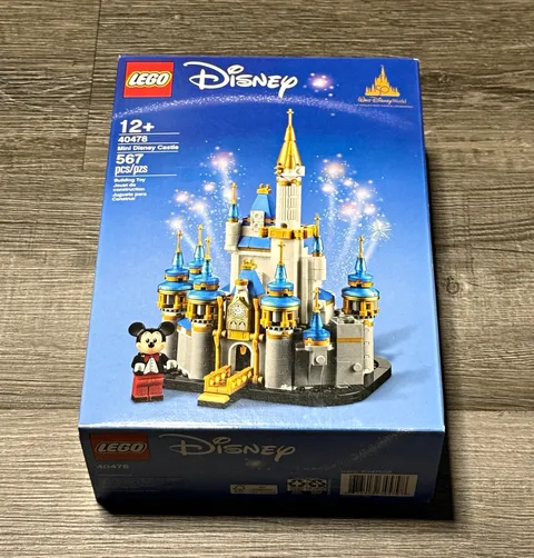 LEGO Disney Parks 40478 Mini Disney Castle Set 567pcs Mickey Mouse 12+ Box