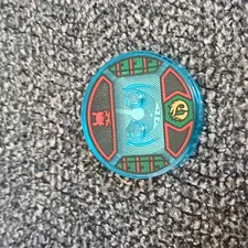 LEGO Round Tile 2x2 Transparent Blue Printed Disc Piece 1 Part