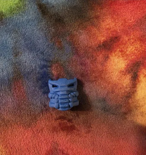 Lego Bionicle 42042Xa Krana Mask Xa  Rubber Mask RARE Blue