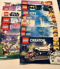 Variety of 13 LEGO Instruction Manuals