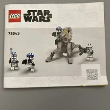 LEGO Star Wars Instruction Manual ONLY #75345-501st Clone Troppers