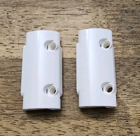 LEGO White Technic Panel Curved 7 x 3, 2 Pin Holes On Surface QTY 2. Part 24119