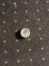 1x1 Silver Round Pull Tab Tile Print, Genuine Lego Part