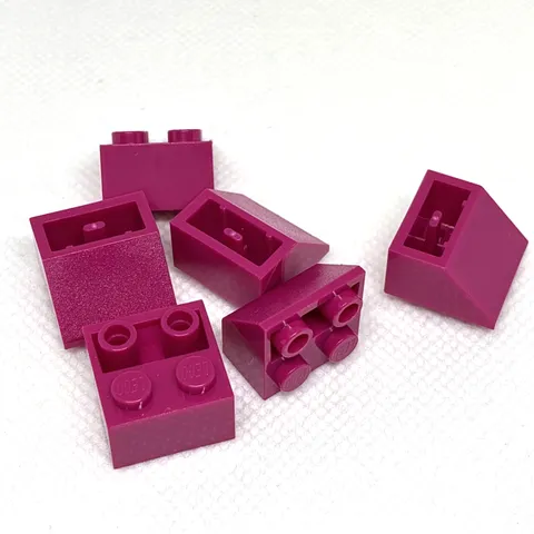 LEGO Parts - Magenta Slope, Inverted 45 2 x 2 - No 3660 - QTY 6