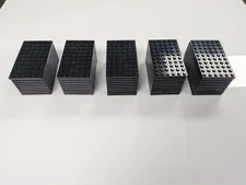 Lego Lot  x50 New Black Plate 6 x 10 # 3033